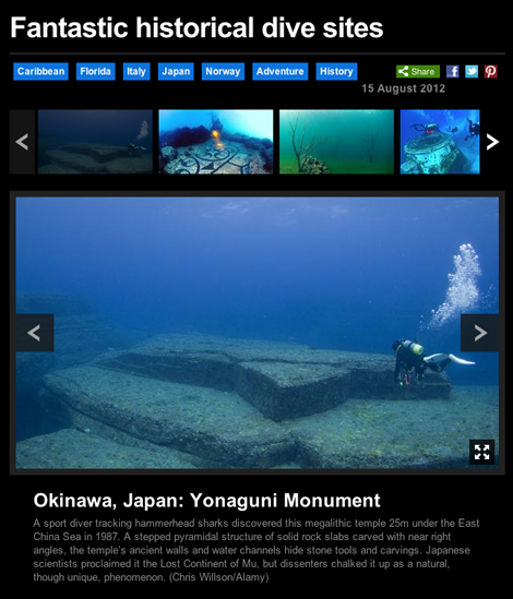 Fantastic historical dive sites BBC