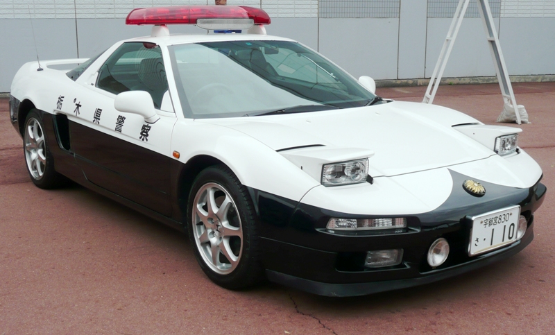 nsx-policecar Honda NSX - Japanese police car