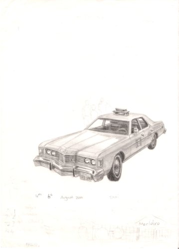 New York Taxi by Stephen Wiltshire