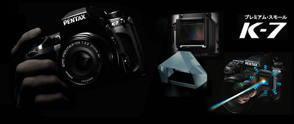 Pentax K-7 digital SLR camera