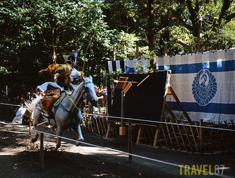 67Kamakura42 blog Yabusame / Horseback Archery at Kamakura