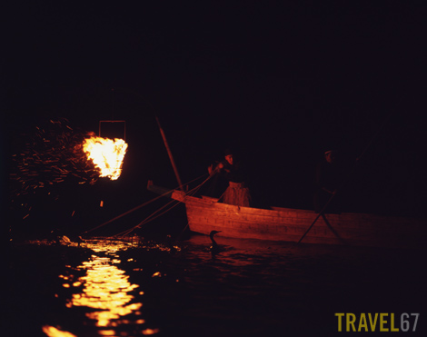 67kyo0105 blog Ukai fishing, Arashiyama, Kyoto
