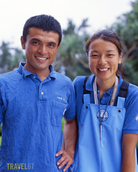 Churaumi Aquarium, Okinawa Expo Park, Dolphin Trainers