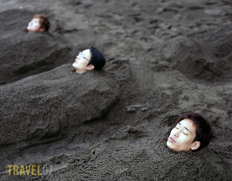 Beppu Sand Baths, Oita, Japan