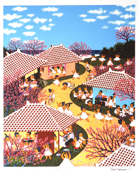 Painting by Okinawan Artist Kyoko Nakamoto