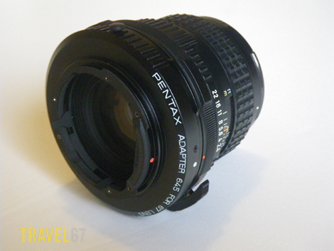 Pentax 67 to 645 adapter blog Pentax 67 to 645 adapter on 105mm lens
