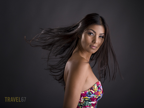 Studio Shoot - Dani (hair flick)