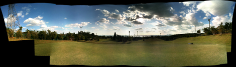AutoStitch panorama golf