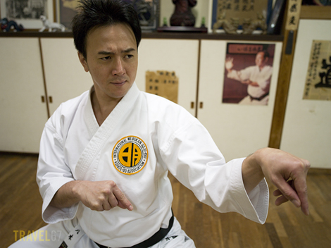 Internaional Meibu-Kan Gojyu-Ryu Karate-do 6th degree black belt Akihito Yagi.