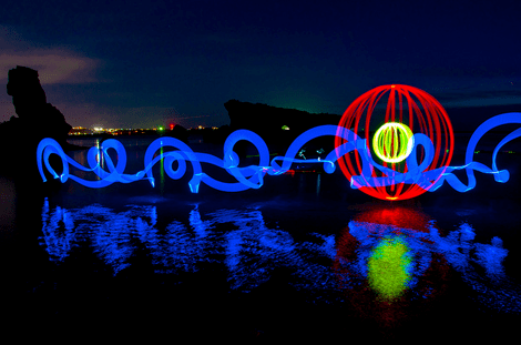 Light Painting the Ocean - Shawn Miller