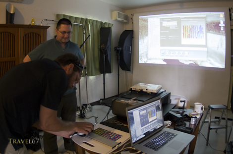 Martin Bailey Pixels to Pigment Workshop Okinawa Printer calibration using the X-Rite i1Publish Pro 2