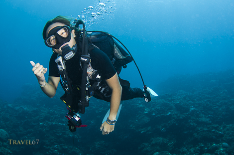Kasumi-san @ Manta Scramble, Ishigaki Island, Okinawa