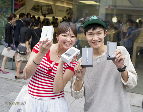 iPhone 5 release Japan Ginza Apple Store 21/9/2012