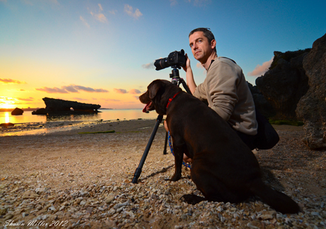 Chris & Bear by Shawn Miller