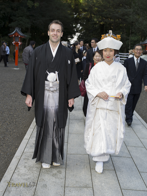 Walking up to the shrine