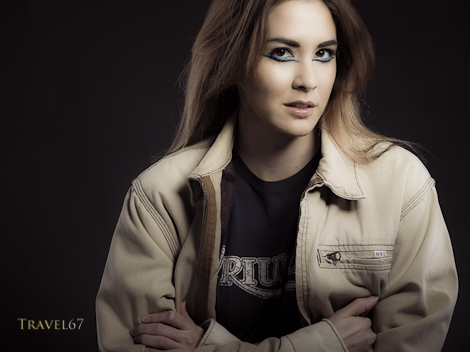 In the studio - Nina