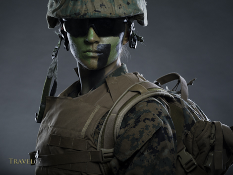 Corporal Bermudez United States Marine Corps.