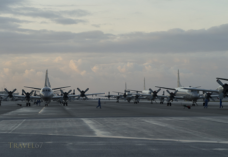 Naha Airport, Okinawa at Dawn