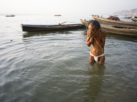 A Sadhu's Morning Ritual - Varanasi, India
