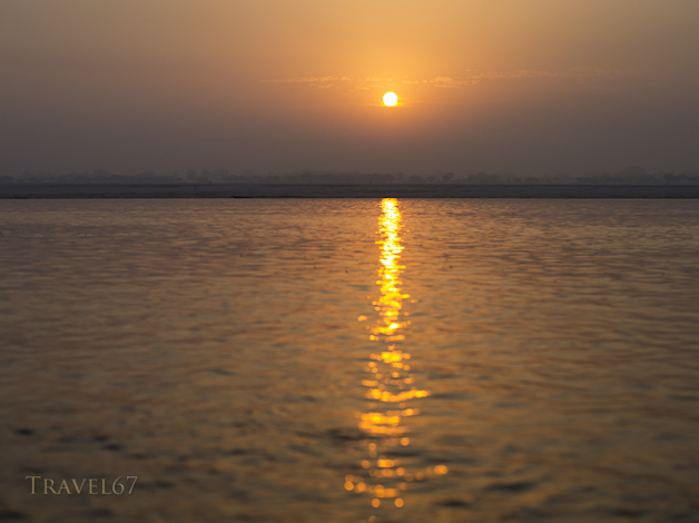 Dawn over the Ganges River