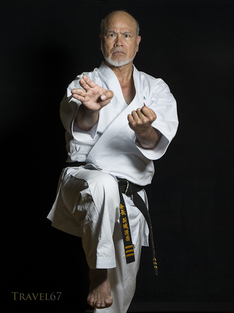 Kiyohide Shinjo 9th-dan Uechi ryu karate.