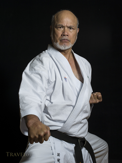 Kiyohide Shinjo 9th-dan Uechi ryu karate.