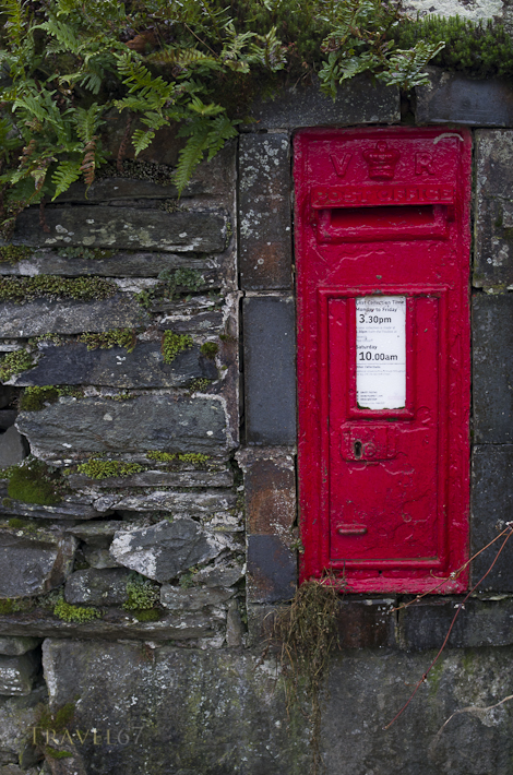VR Post Box, Cumbria, England