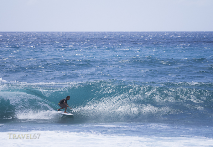 Surfing Sunabe Seawall -Okinawa, Japan