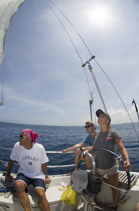 Sailing out to the Keramas