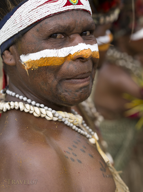 Gilpaunek Kolkole, Ele Culture Group, Chimbu Province - Goroka Show, Papua New Guinea