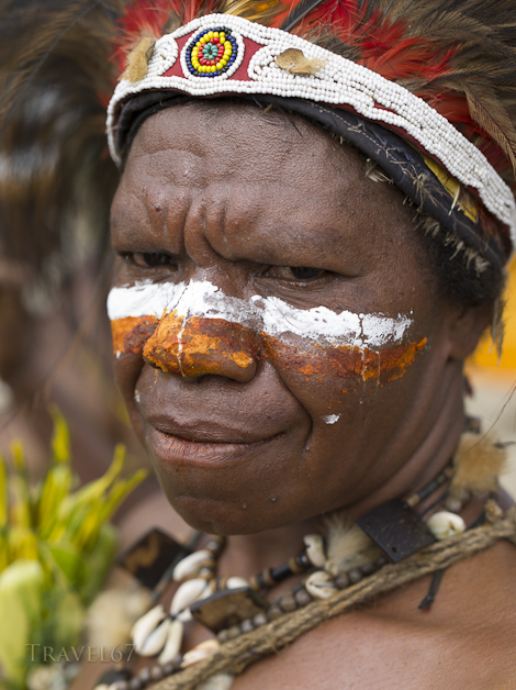 Gilpaunek Kolkole, Ele Culture Group, Chimbu Province - Goroka Show, Papua New Guinea
