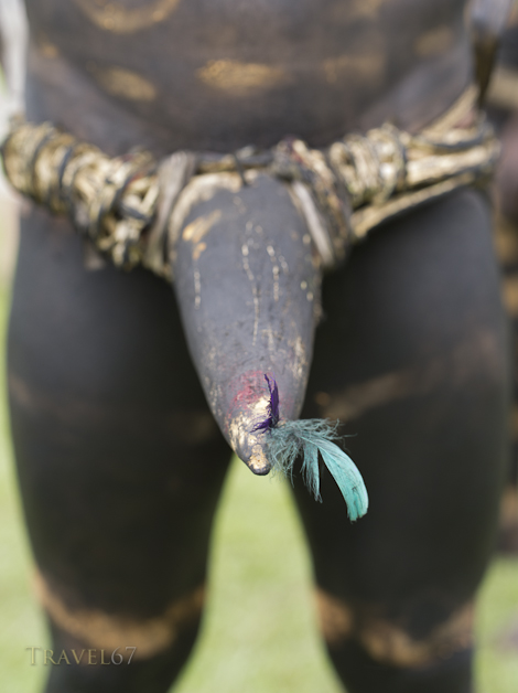 Koteka ( Penis Gourd )  - Goroka Show, Papua New Guinea
