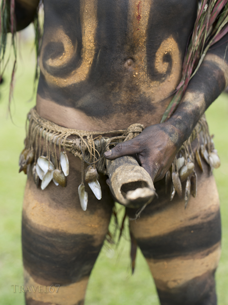 Koteka ( Penis Gourd ) usage - Goroka Show, Papua New Guinea