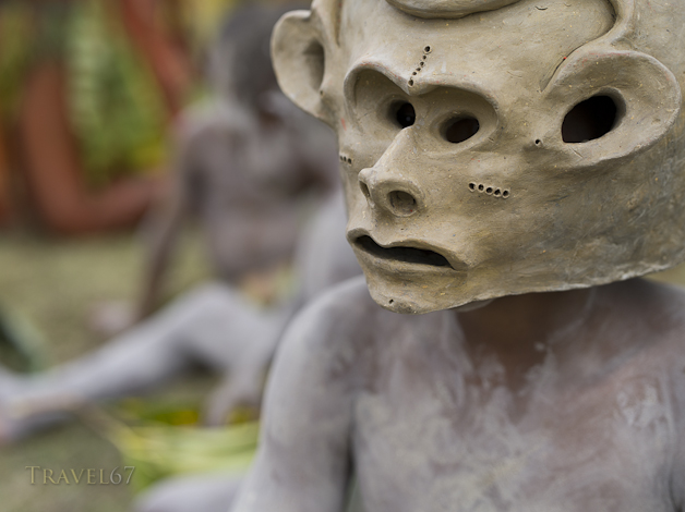 Asaro Mudmen Womens Culture Group, Daulo District, Eastern Highlands Province