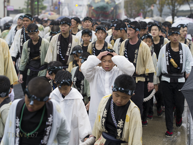 Rain Day , Karatsu Kunchi Festival, Karatsu City, Saga Prefecture, Japan