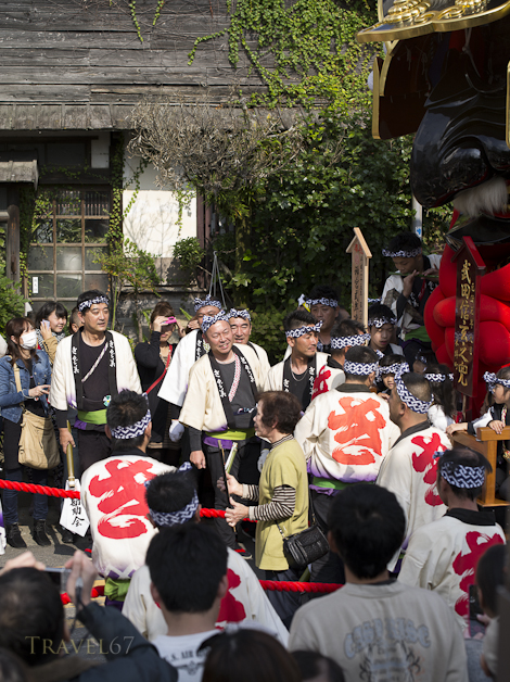 Widow & The Warrior Helmet of Shingen Takeda Float, Karatsu Kunchi Festival, Karatsu City, Saga Prefecture, Japan