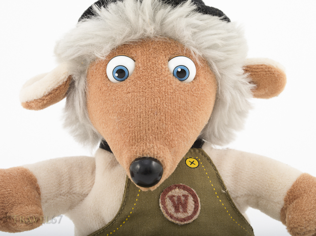 Tobermory, a Womble  making good use of the things that he finds on Wimbledon Common.