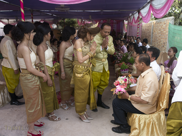 Cambodian Wedding of Suon Kosal (groom) and Pao Sara (bride) Siem Reap, Cambodia