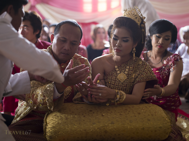 Cambodian Wedding of Suon Kosal (groom) and Pao Sara (bride) Siem Reap, Cambodia