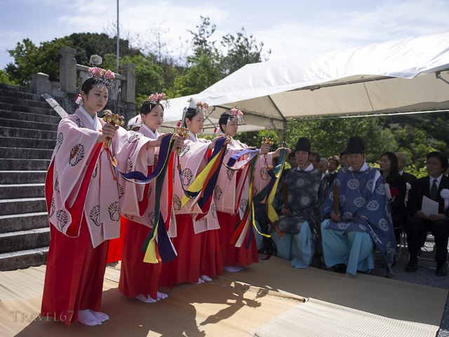 Tousosai festival at Touzan Shrine in memory of Ri Sanpei May 4th. Arita, Saga Prefecture Japan.