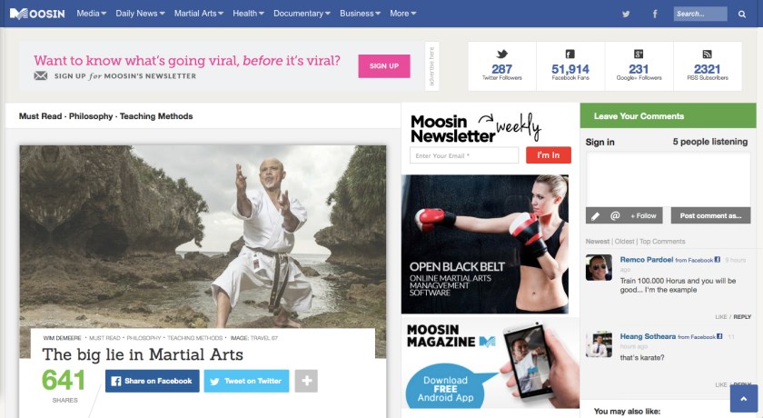 Moosin Website May 19th 2014