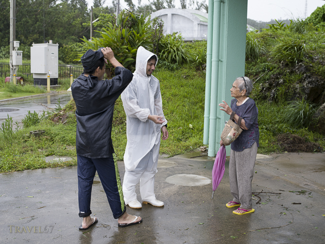 Typhoon Neoguri - 93-year-old Tokumura-san has seen it all before!