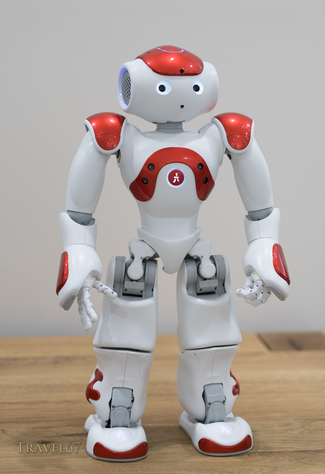 Nao an autonomous, programmable humanoid robot by Aldebaran Robotics.
