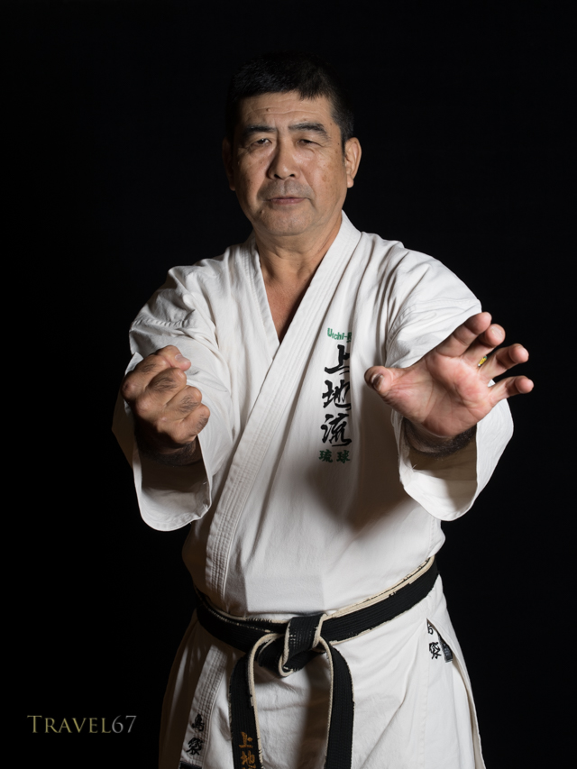 Haruyoshi Shimabukuro, 8th dan Uechi-ryu. 