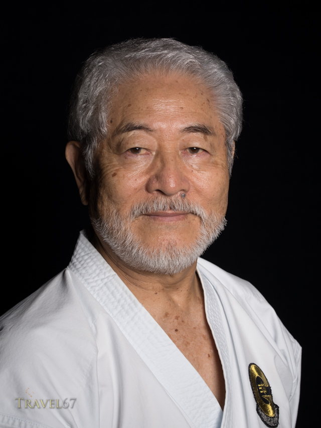 Koei Teruya, 10th dan Goju-ryu karate.