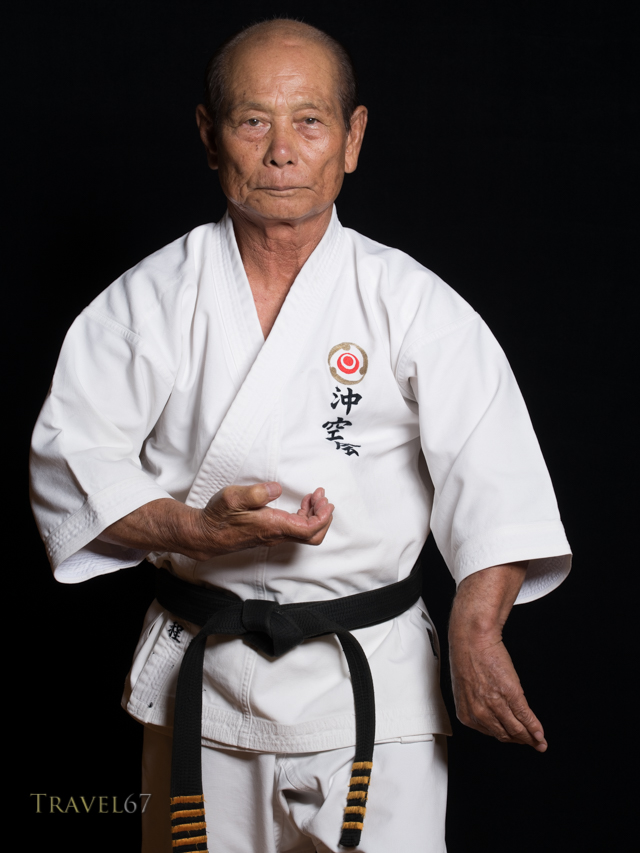 Tsutomo Nakahodo 10th dan Shohei-ryu (Uechi-ryu). 