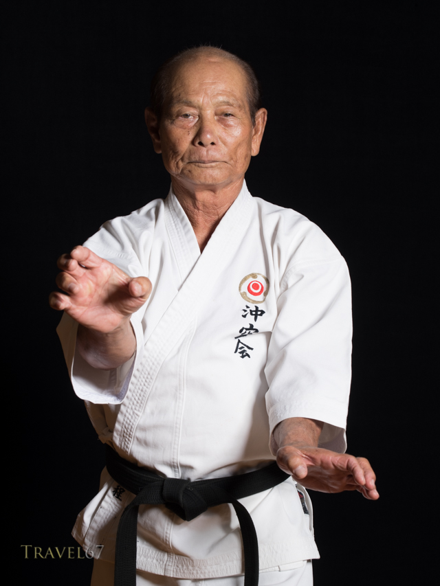 Tsutomo Nakahodo 10th dan Shohei-ryu (Uechi-ryu). 