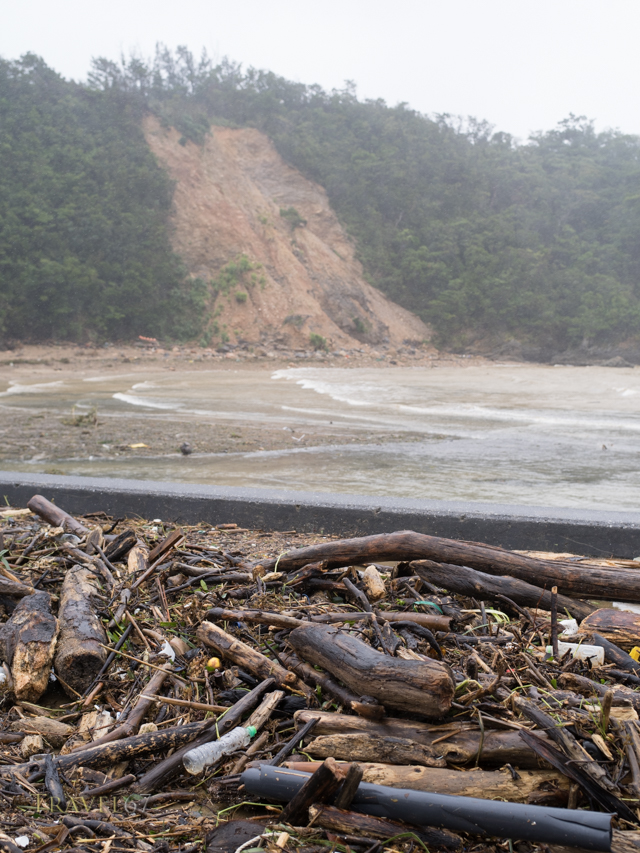 Super Typhoon Vongfong hits Okinawa, Japan.