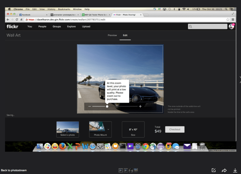 Who's trying to print my photos? 