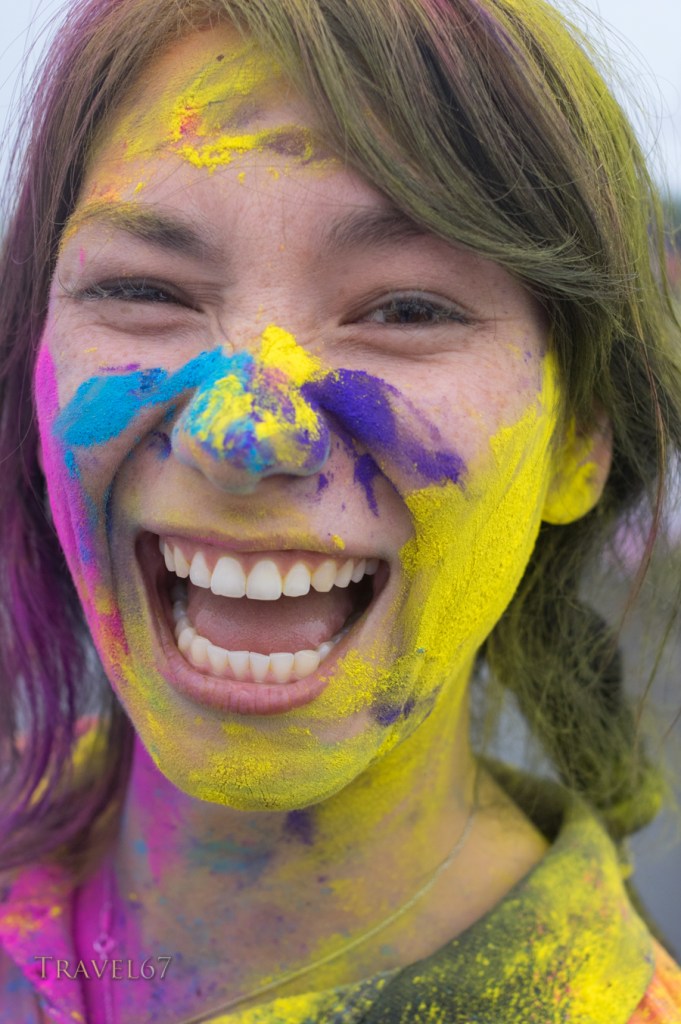 USO Color Blast 5km Fun Run, Okinawa, Japan. Sept 22, 2014